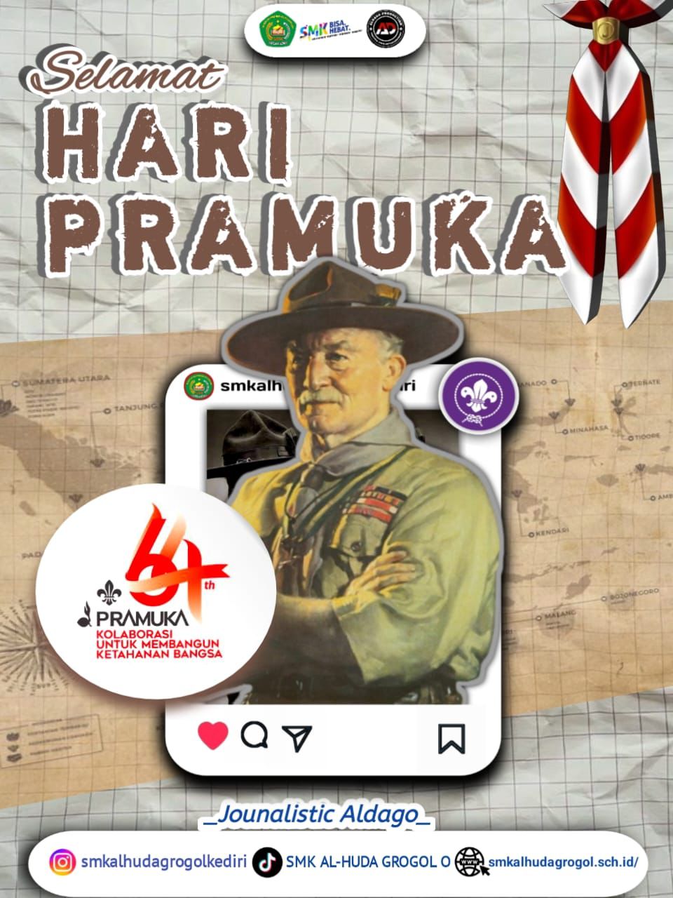 HARI PRAMUKA KE-64 SMK AL-HUDA GROGOL KEDIRI